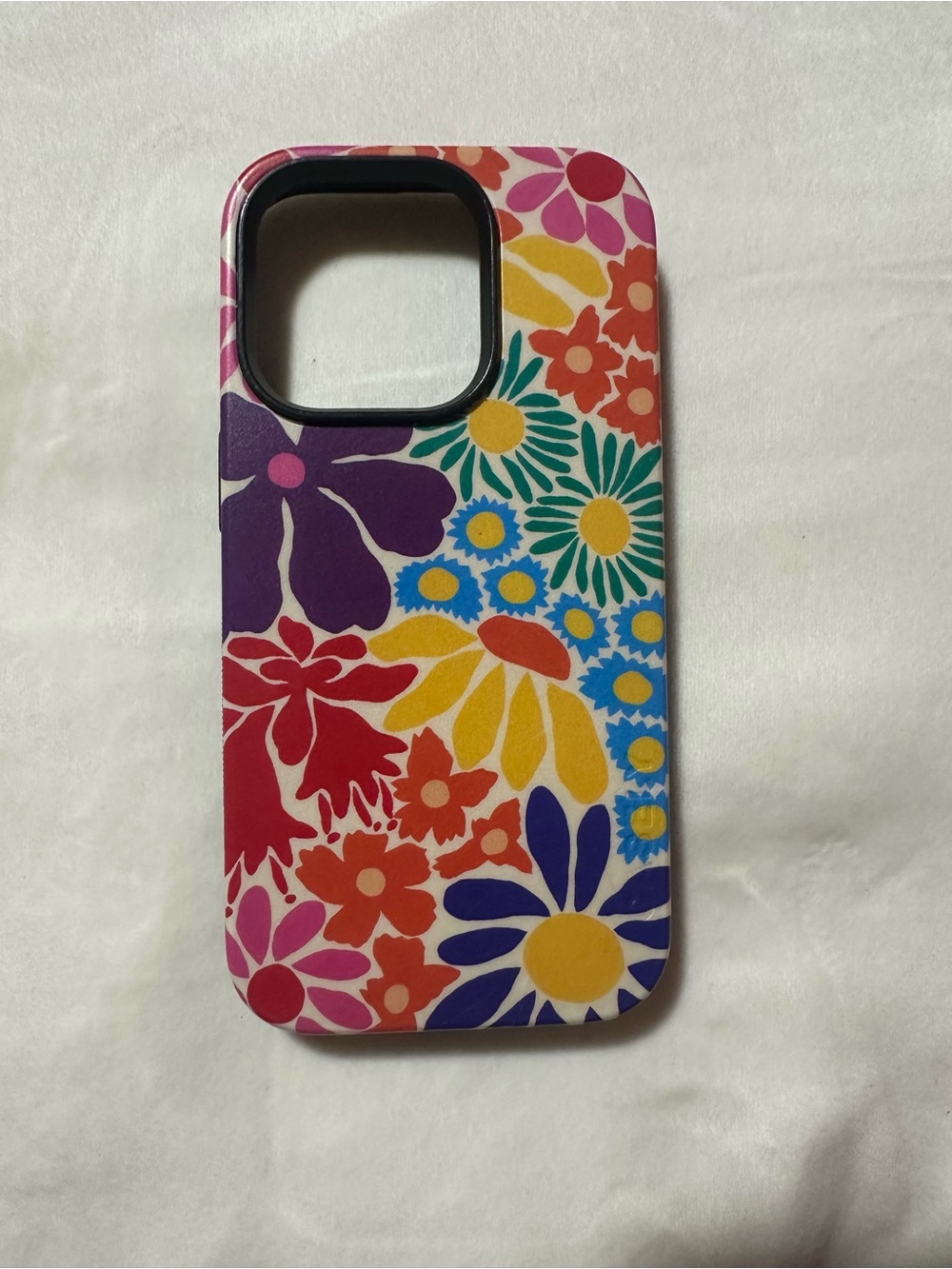Floral Multi-Color Protective Phone Case - Bright Flower Pattern